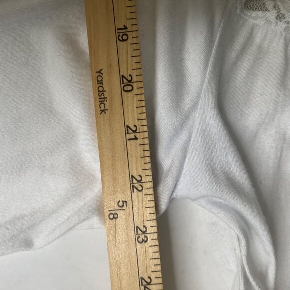 Sundance Blouse Womens Size M White Long Sleeve Lace Top Boho Peasant - Picture 7 of 8